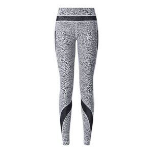 Lululemon Women's Size US8 Inspire Tight II Miss Mosaic White Black legging Pant